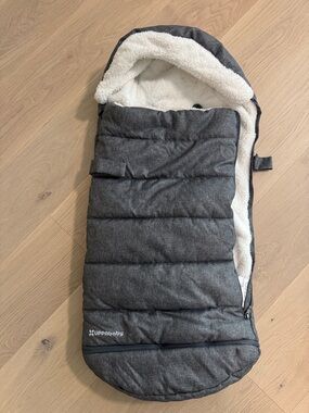 UPPAbaby Heather Gray Cozy Ganoosh Footmuff - fits Vista / Cruz stroller